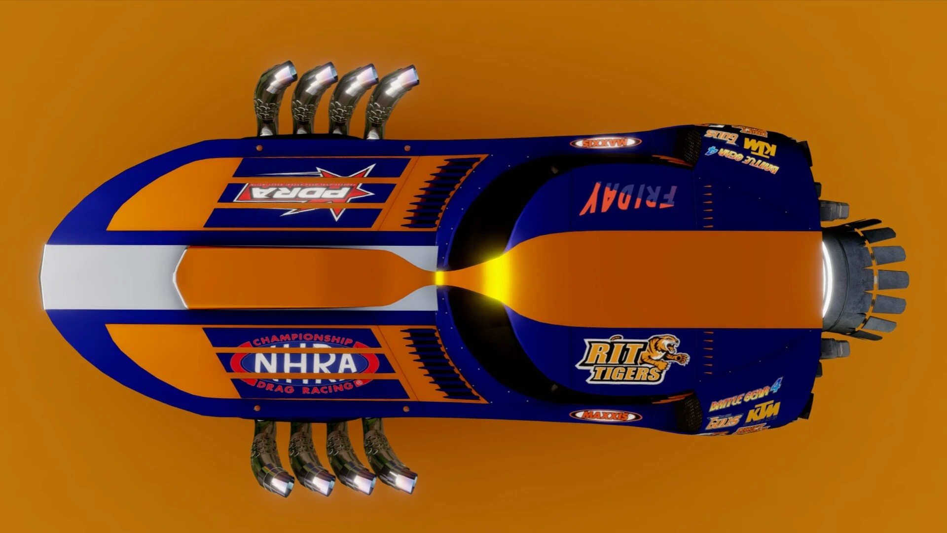 Projects-Drag racing Dodge Charger hover (Concept)-1.webp