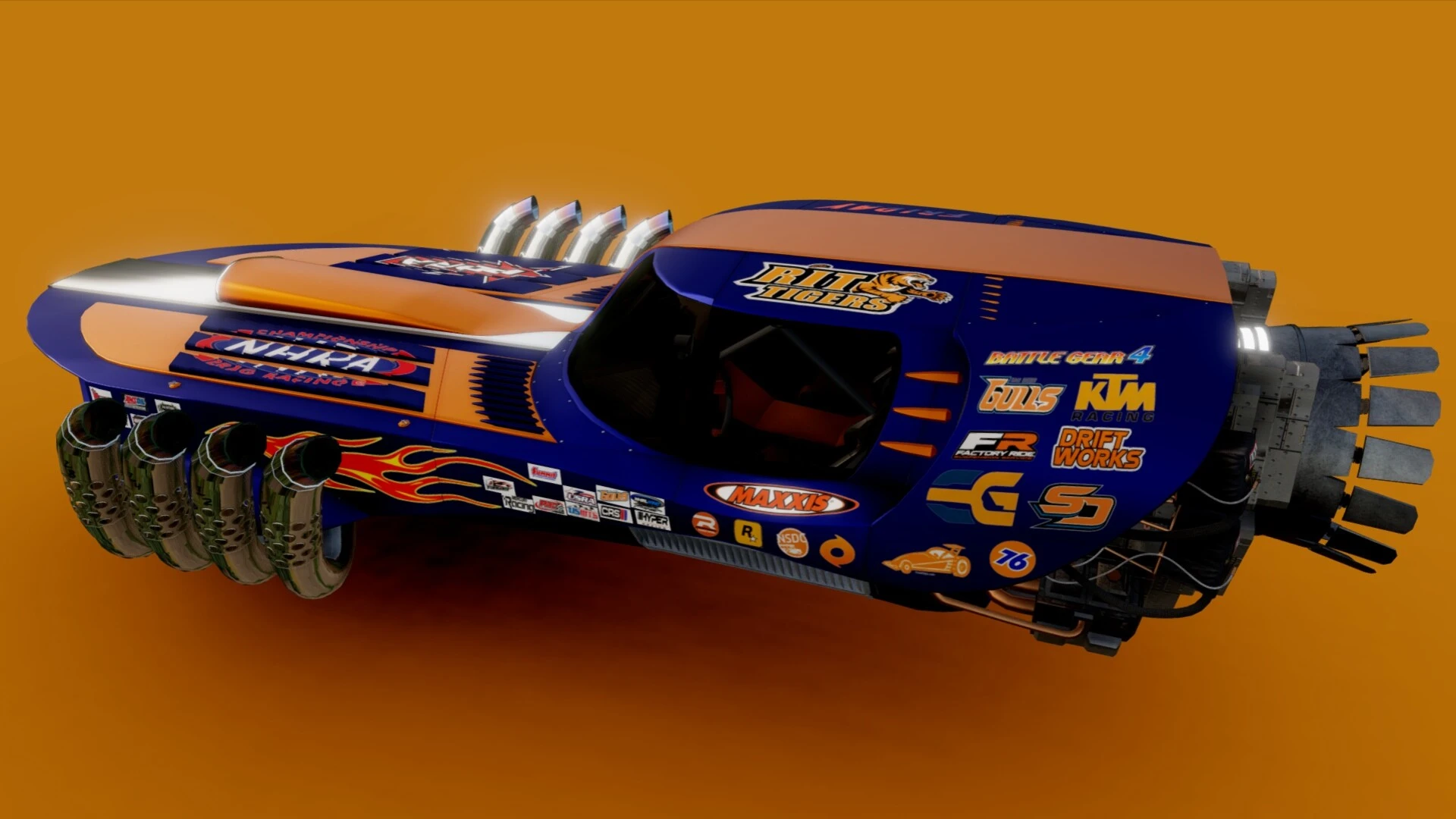 Projects-Drag racing Dodge Charger hover (Concept)-2.webp