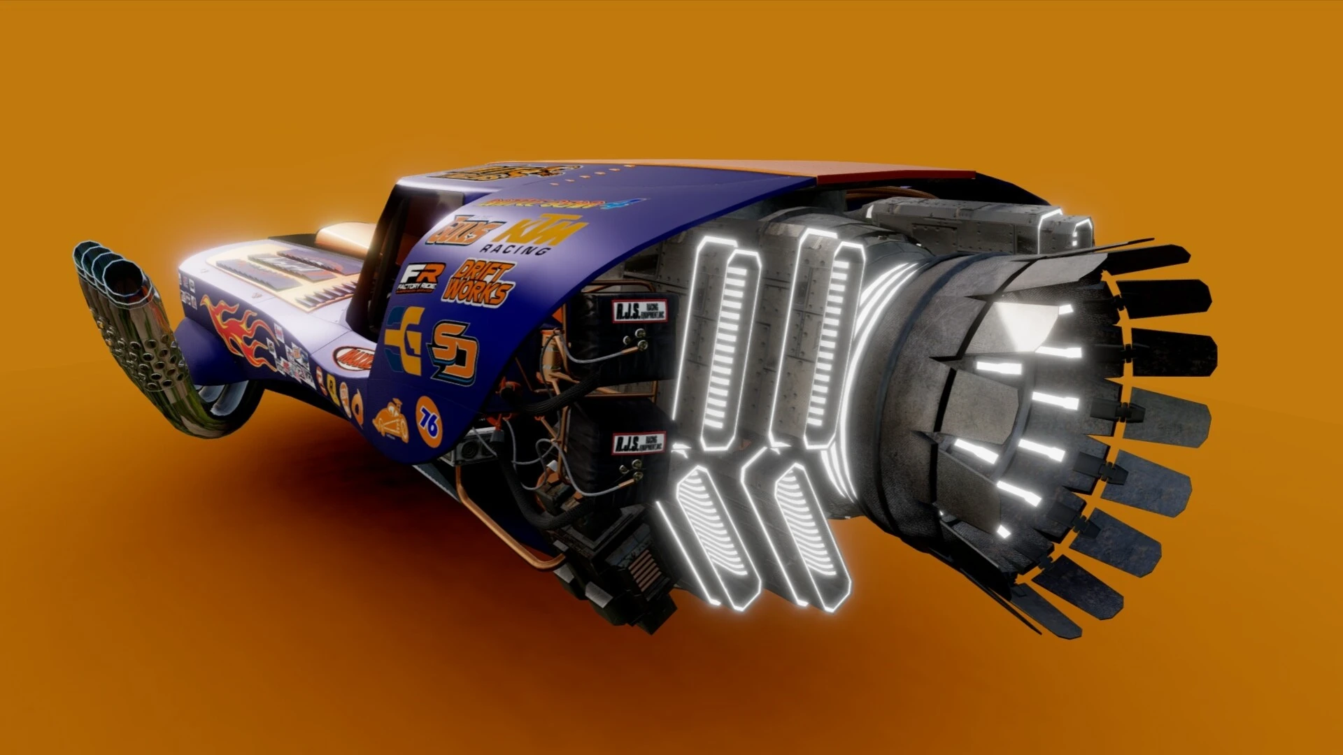 Drag racing Dodge Charger hover (Concept)