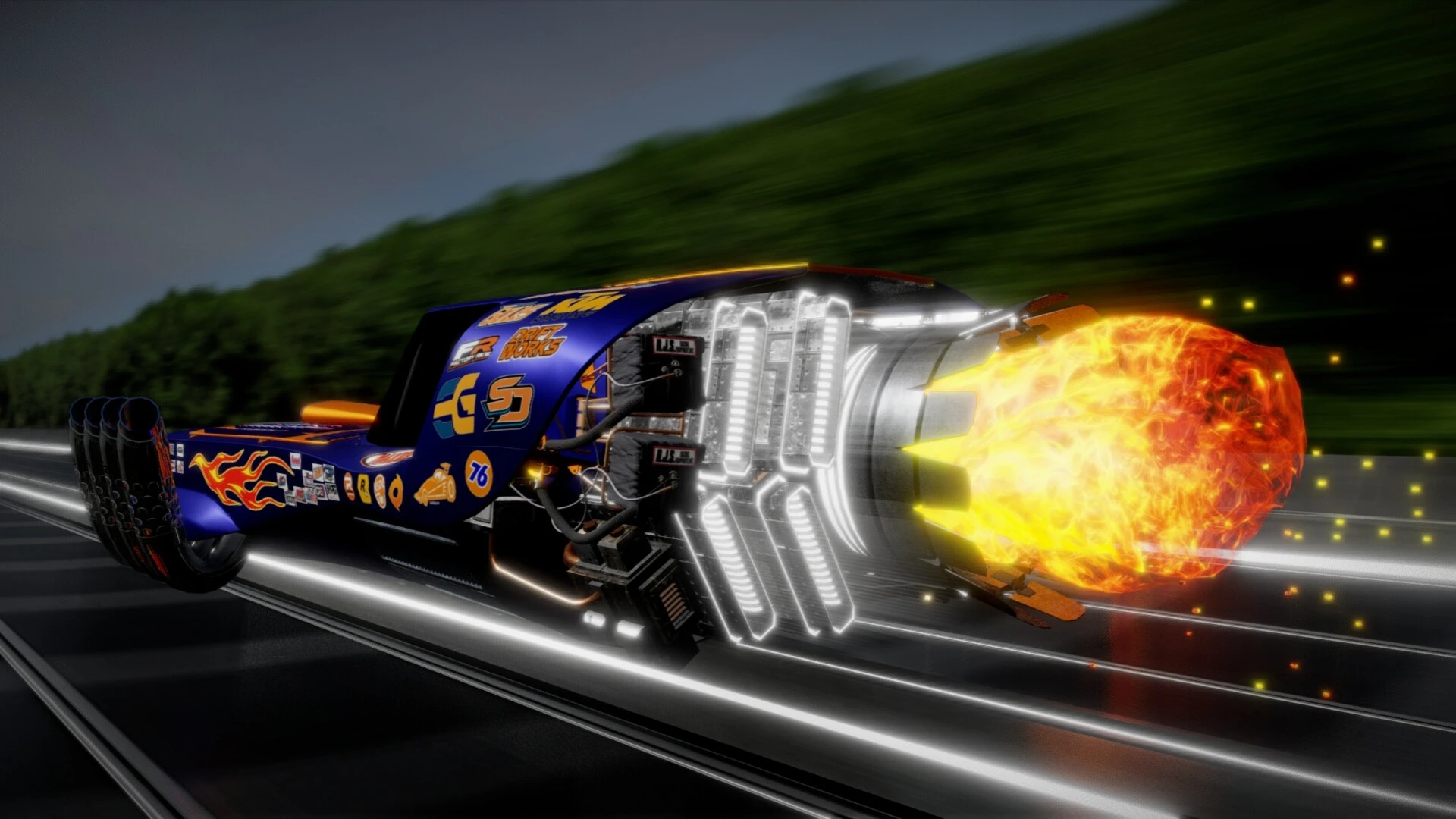 Projects-Drag racing Dodge Charger hover (Concept)-5.webp